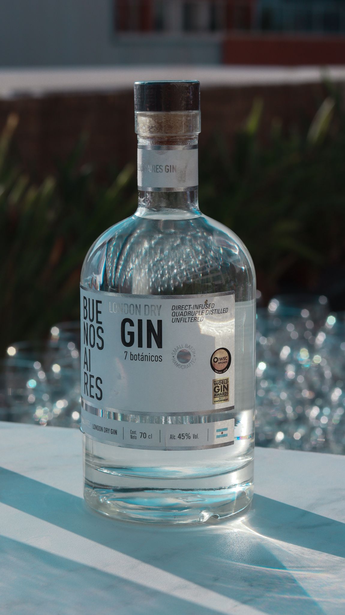 Buenos Aires Gin — botella London Dry